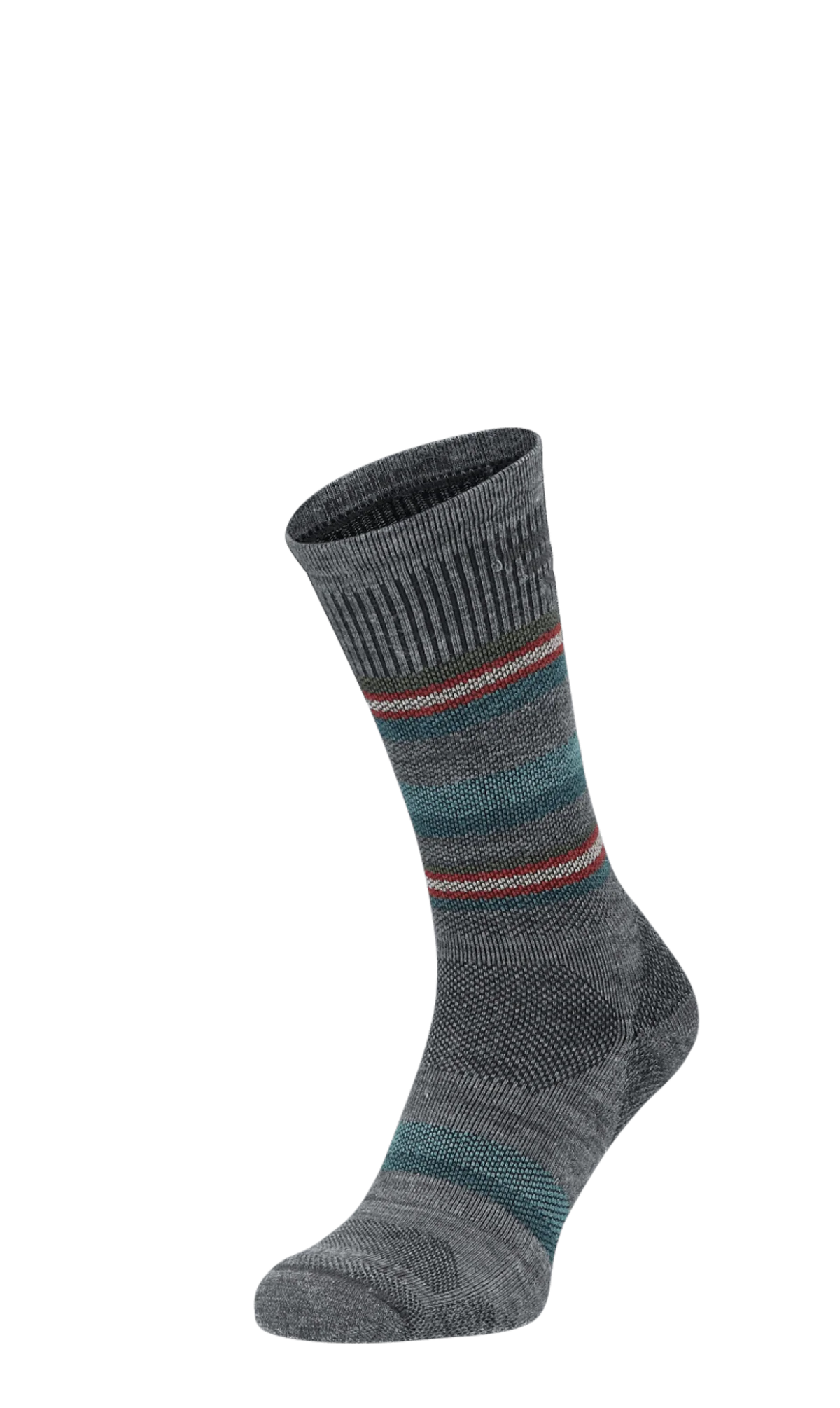 Parks Twill Crew Heren Wandelsokken Klasse 1 Grey