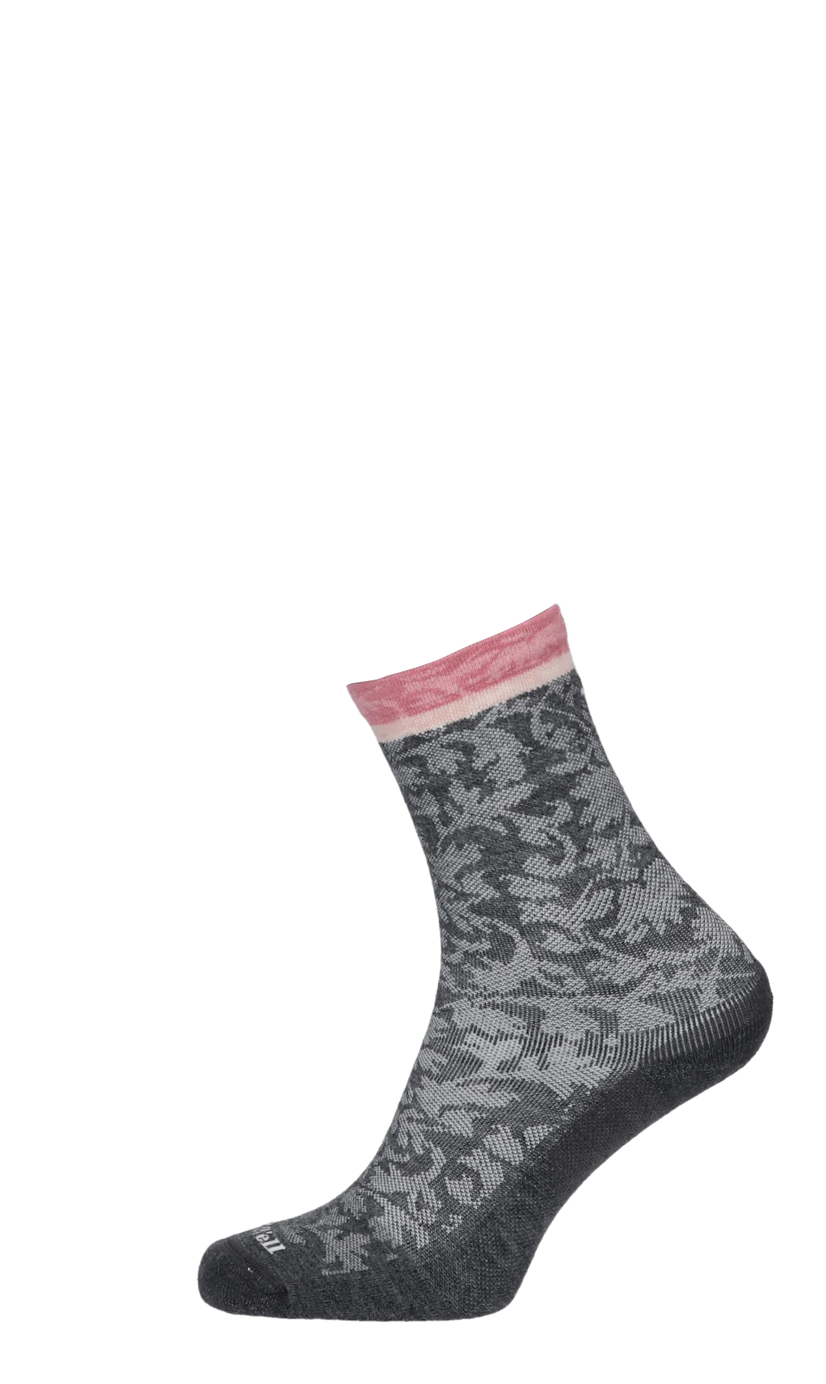 Plantar Cush Crew Dames Hielspoor Sokken Klasse 2 Charcoal - Image 4