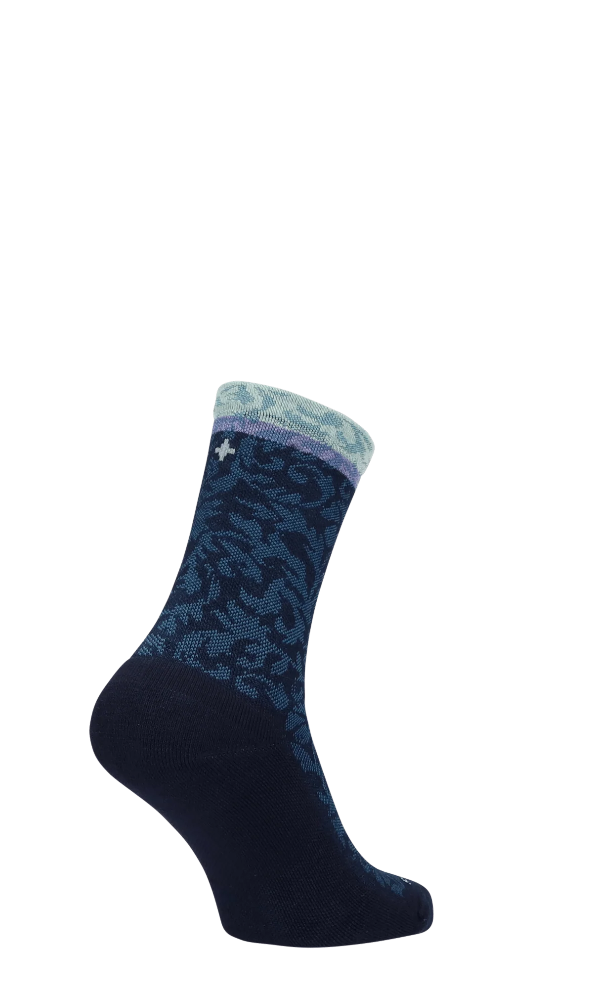 Plantar Cush Crew Dames Hielspoor Sokken Klasse 2 Navy - Image 3