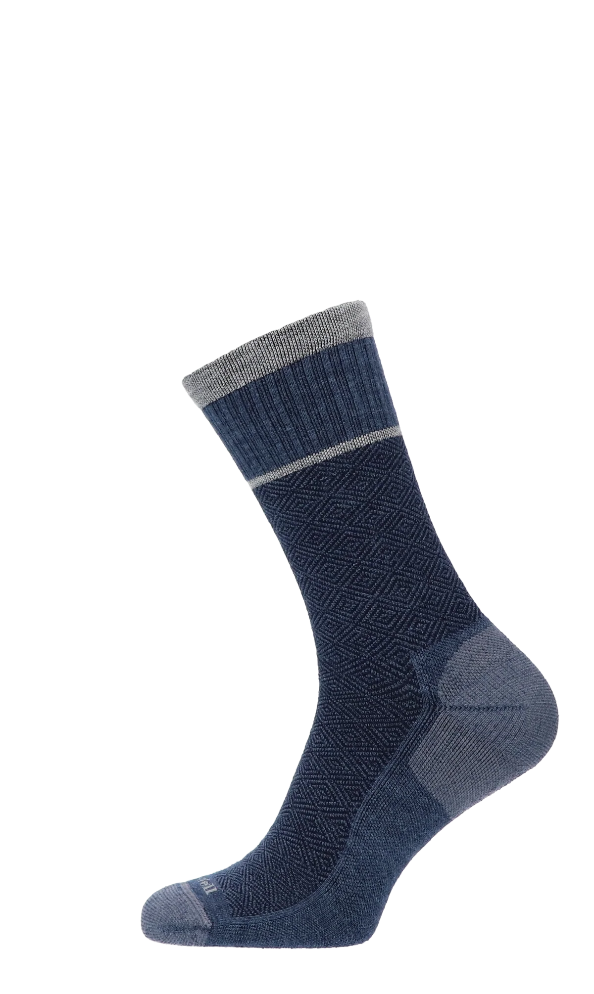 Plantar Cush Crew Heren Hielspoor Sokken Klasse 2 Denim - Image 3