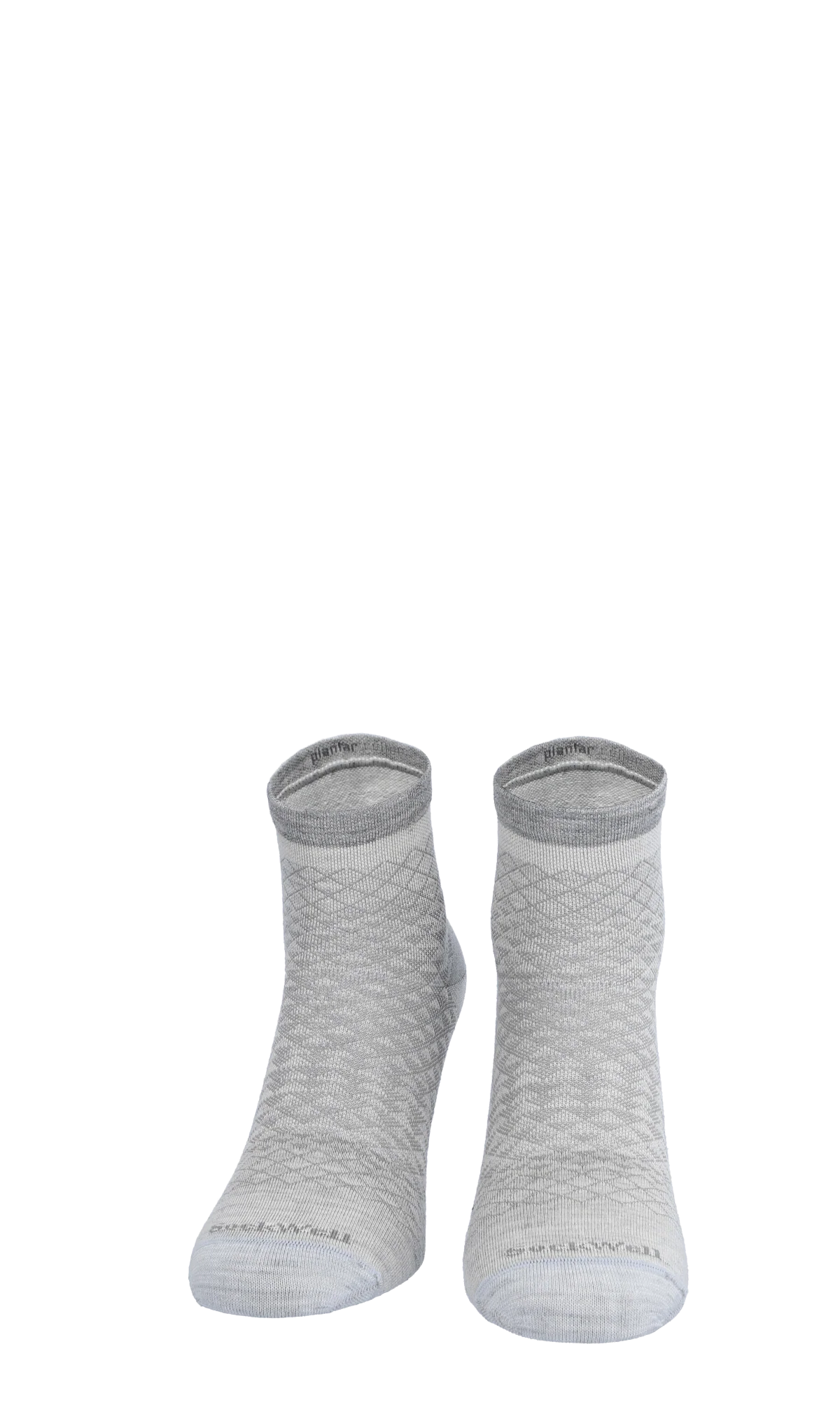 Plantar Ease II Quarter Dames Hielspoor Sokken Klasse 2 Ash - Image 2