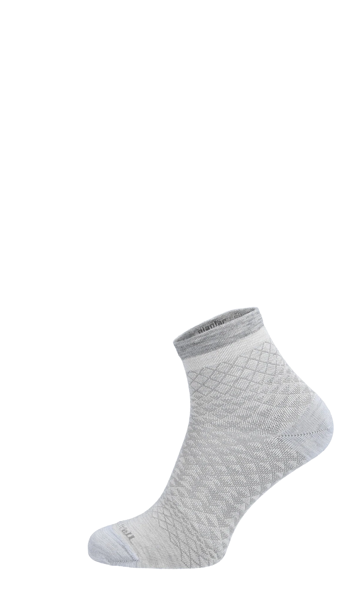 Plantar Ease II Quarter Dames Hielspoor Sokken Klasse 2 Ash - Image 3