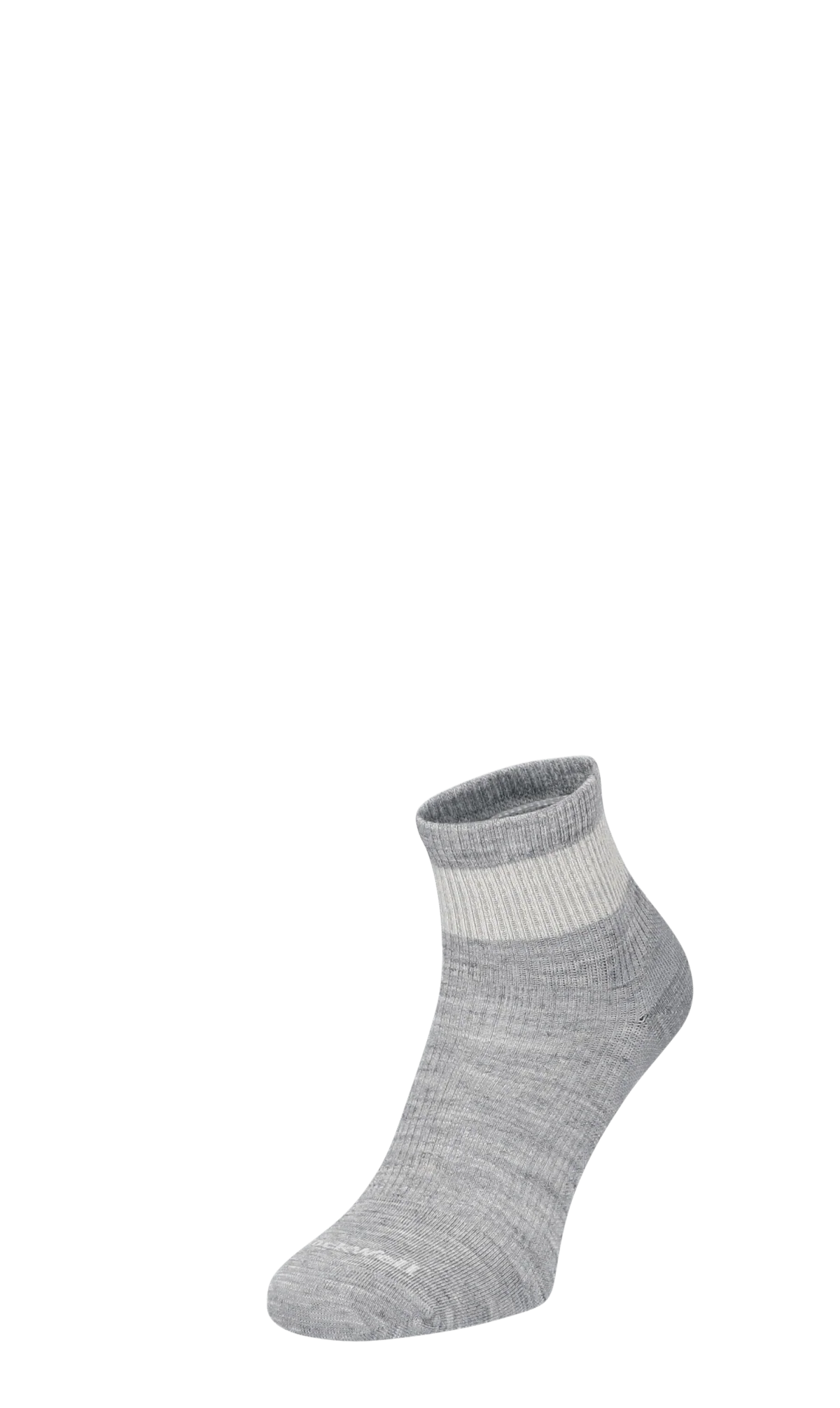Plantar Relief Quarter Heren Hielspoor Sokken Klasse 2 Light Grey