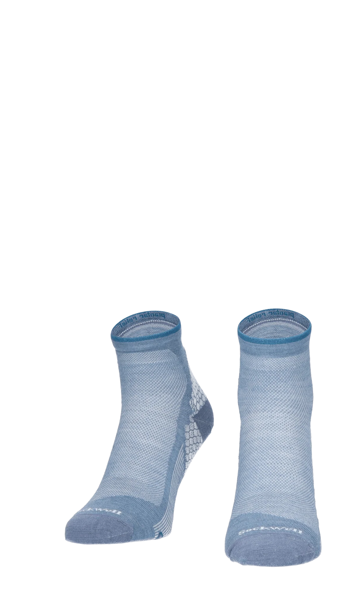 Plantar Sport Quarter Dames Hielspoor Sokken Bluestone - Image 3