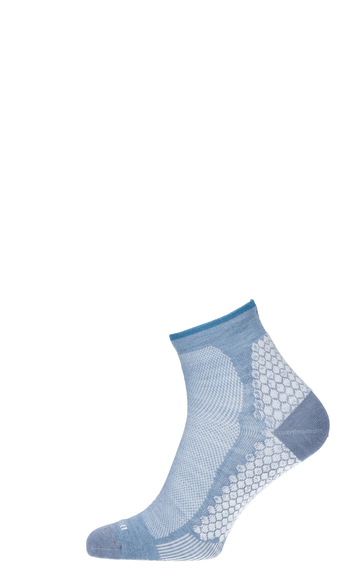 Plantar Sport Quarter Dames Hielspoor Sokken Bluestone - Image 4