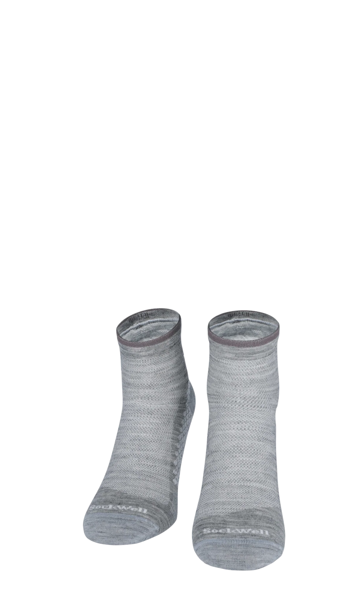 Plantar Sport Quarter Dames Hielspoor Sokken Grey - Image 2