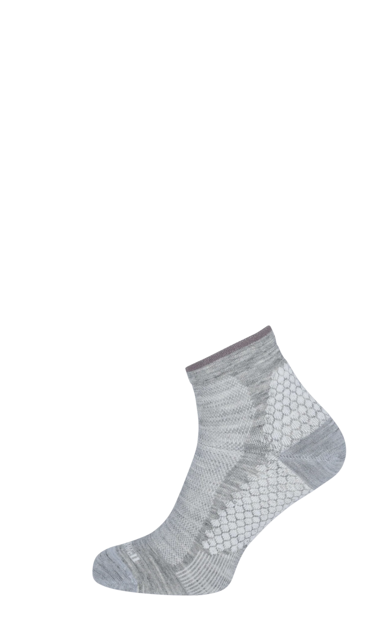 Plantar Sport Quarter Dames Hielspoor Sokken Grey - Image 3