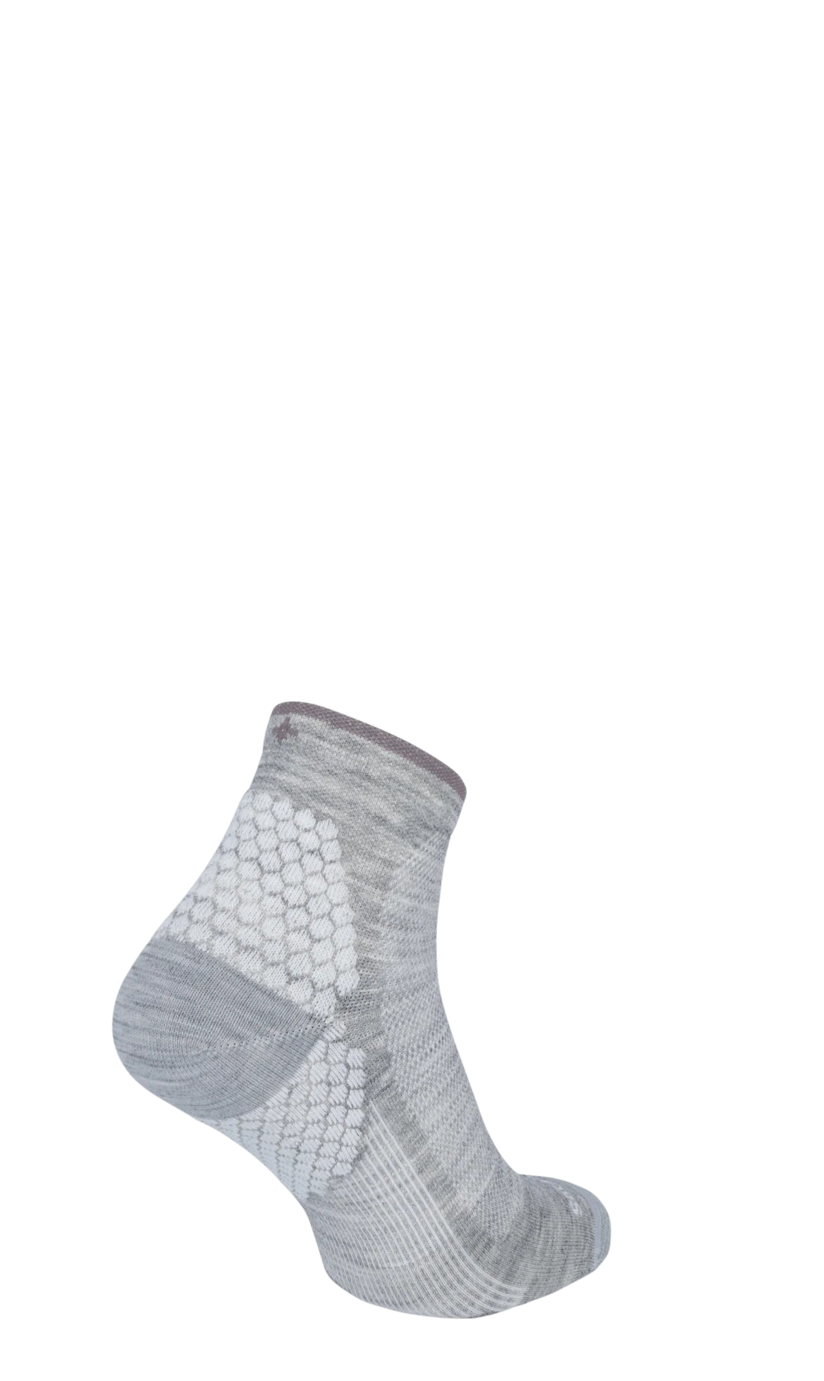 Plantar Sport Quarter Dames Hielspoor Sokken Grey - Image 4