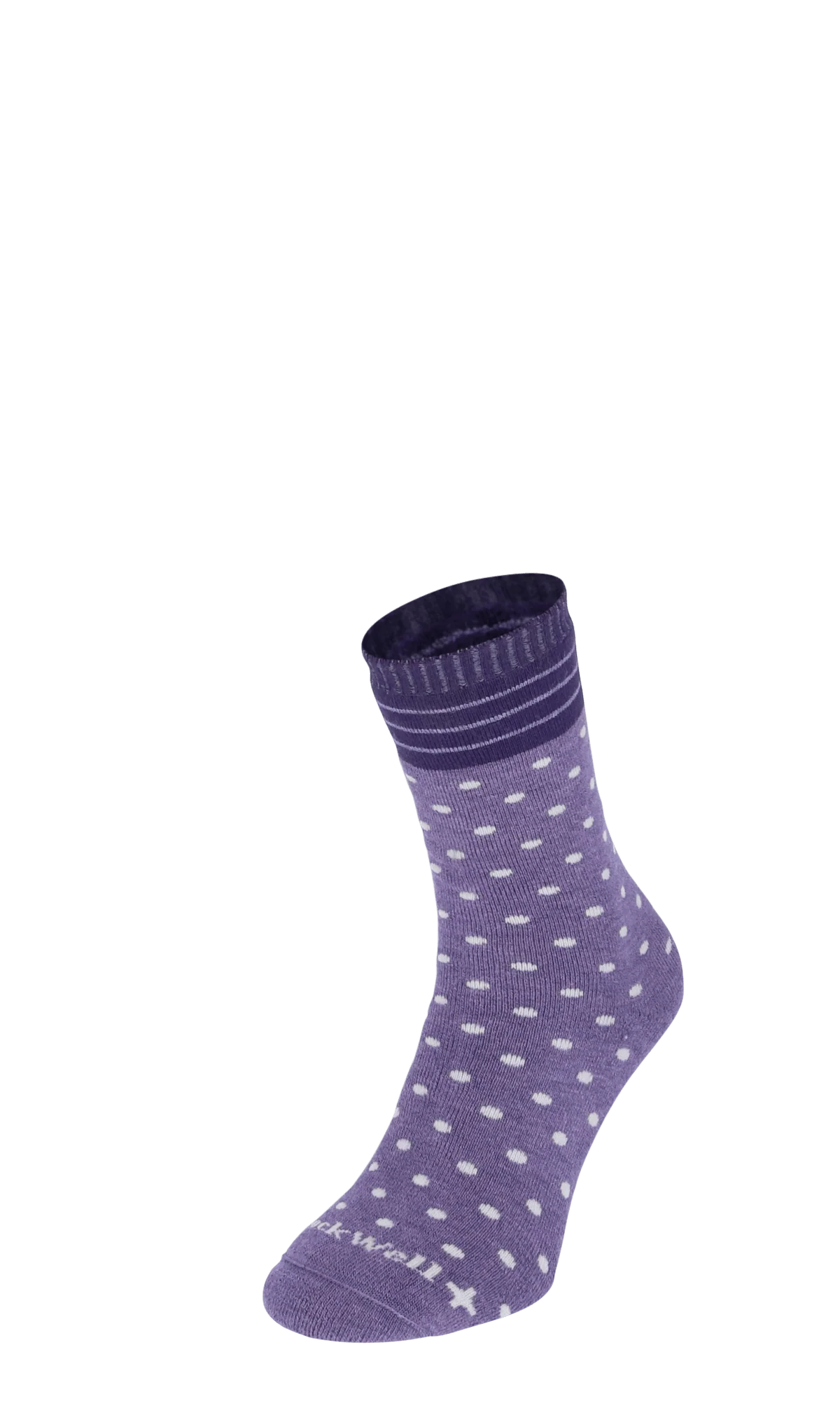 Plush Dames Diabetessokken Plum