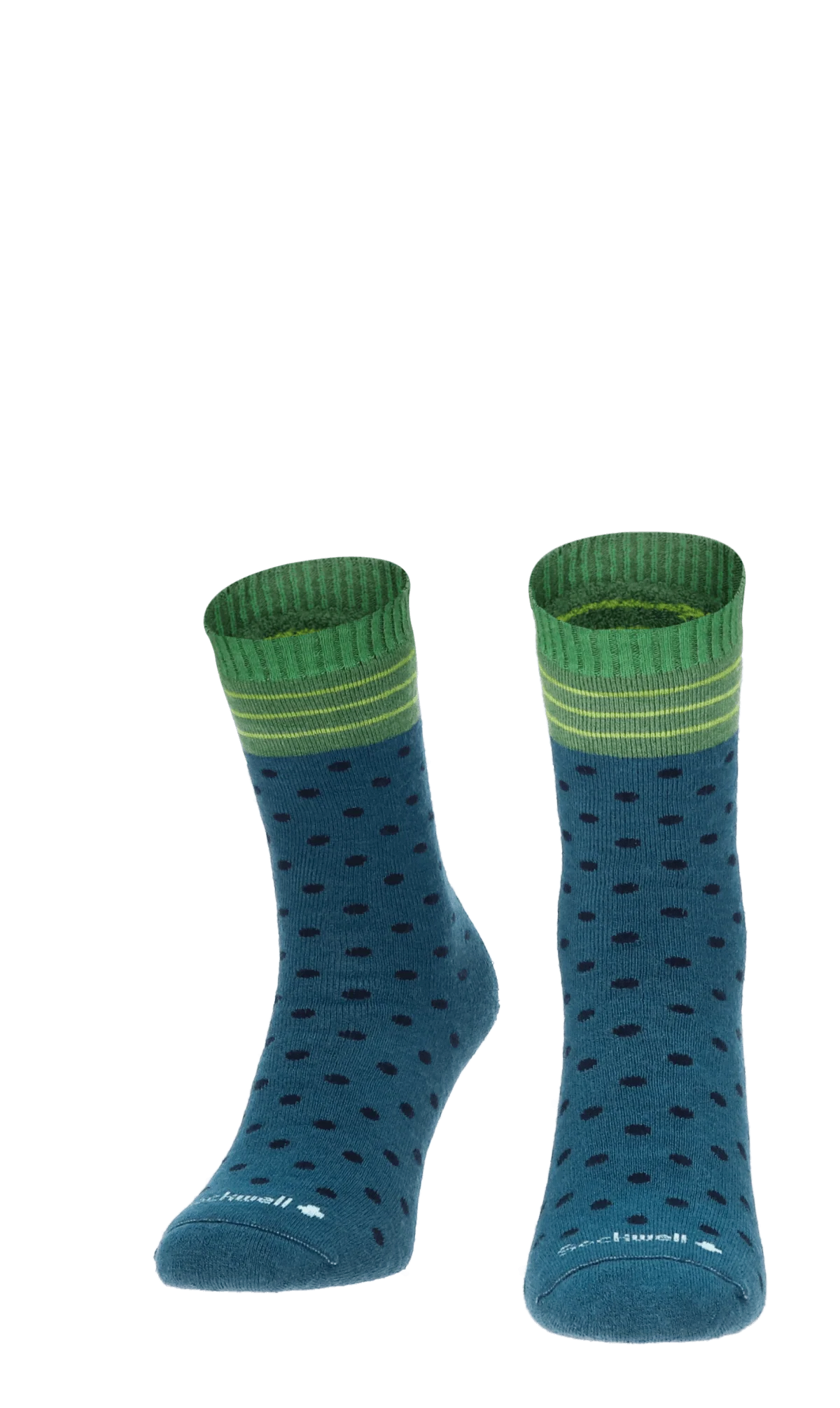 Plush Dames Diabetessokken Teal - Image 2