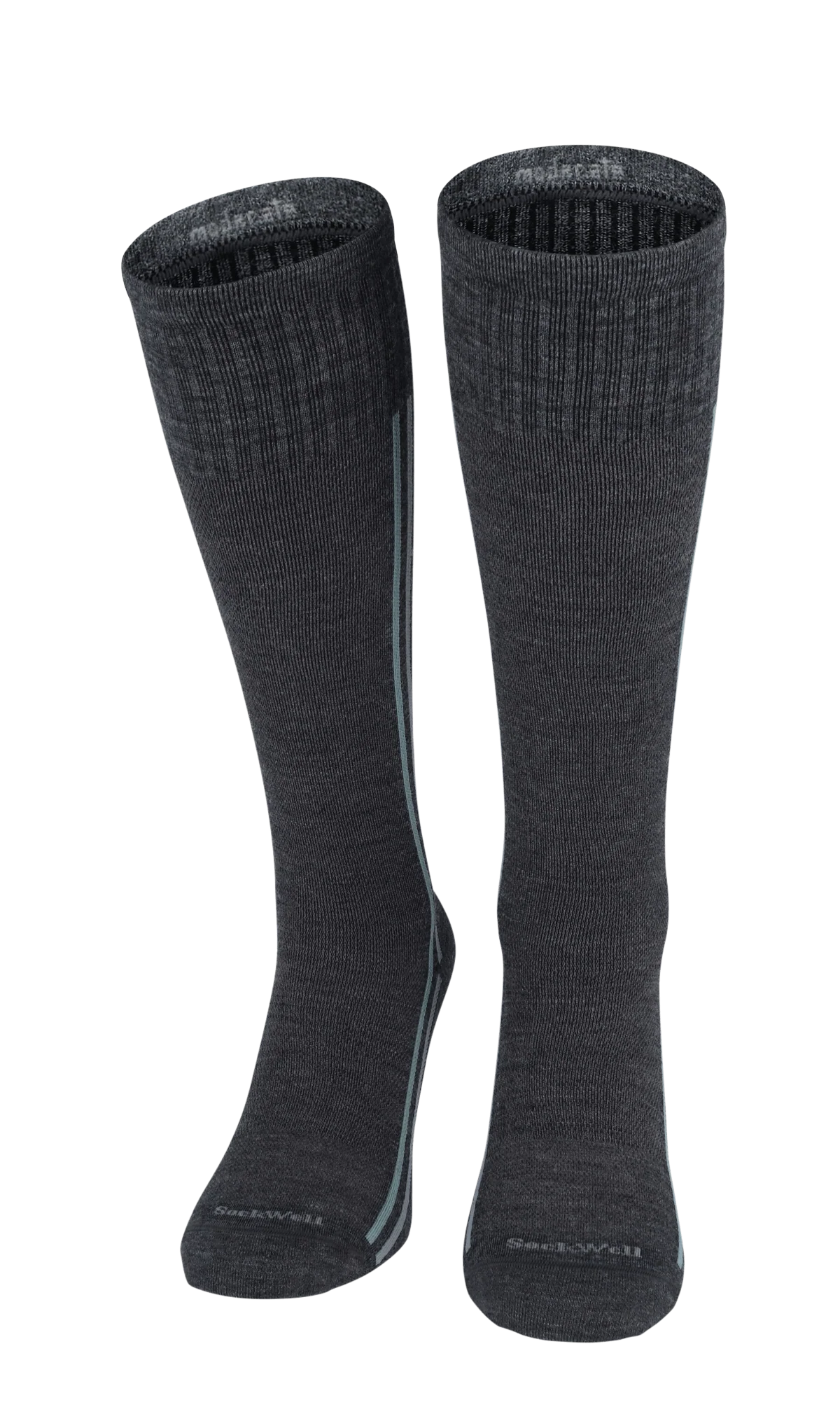 Retro Race Heren Compressiekousen Klasse 1 Charcoal - Image 2