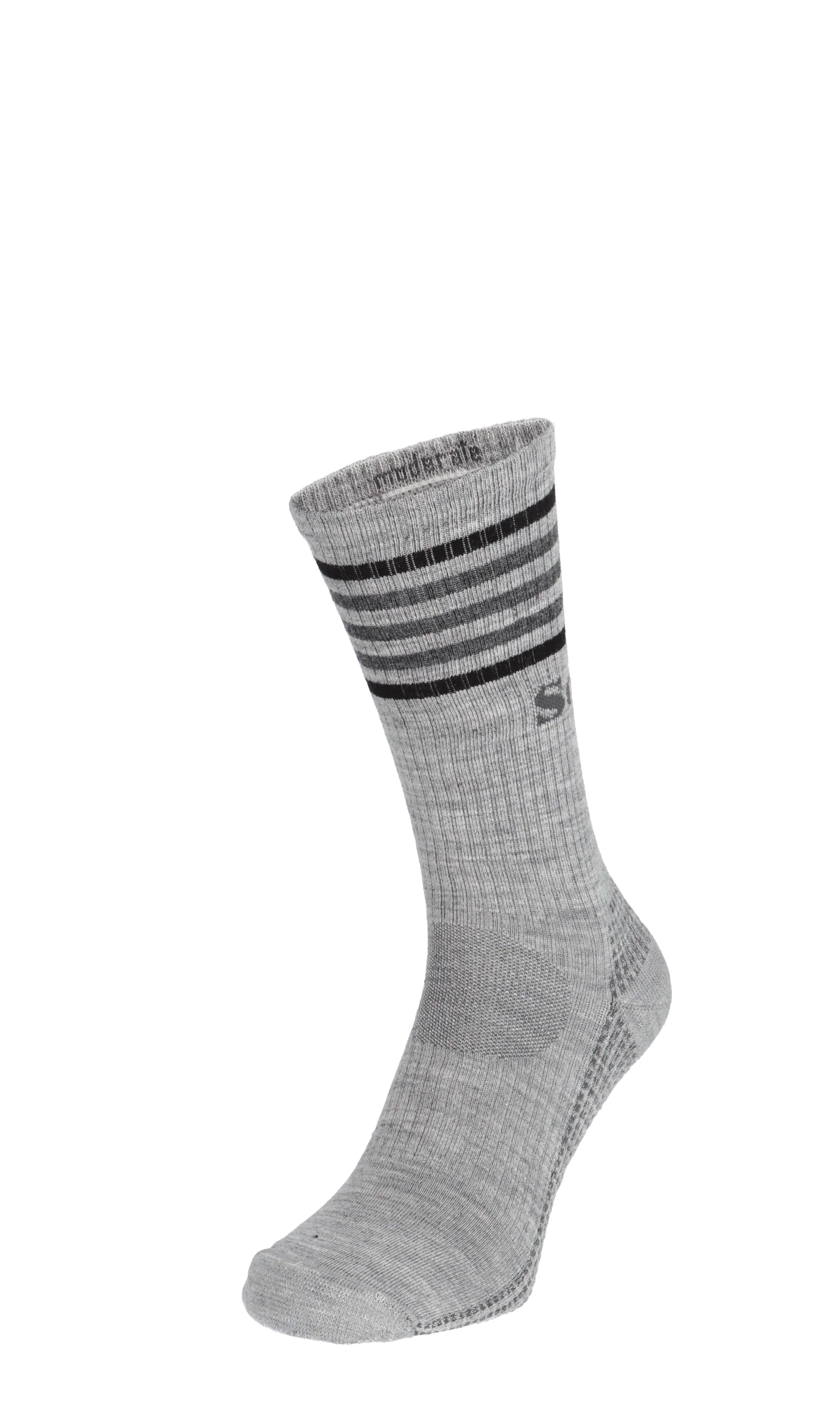Run Club Crew Heren Sportsokken Klasse 1 Light Grey