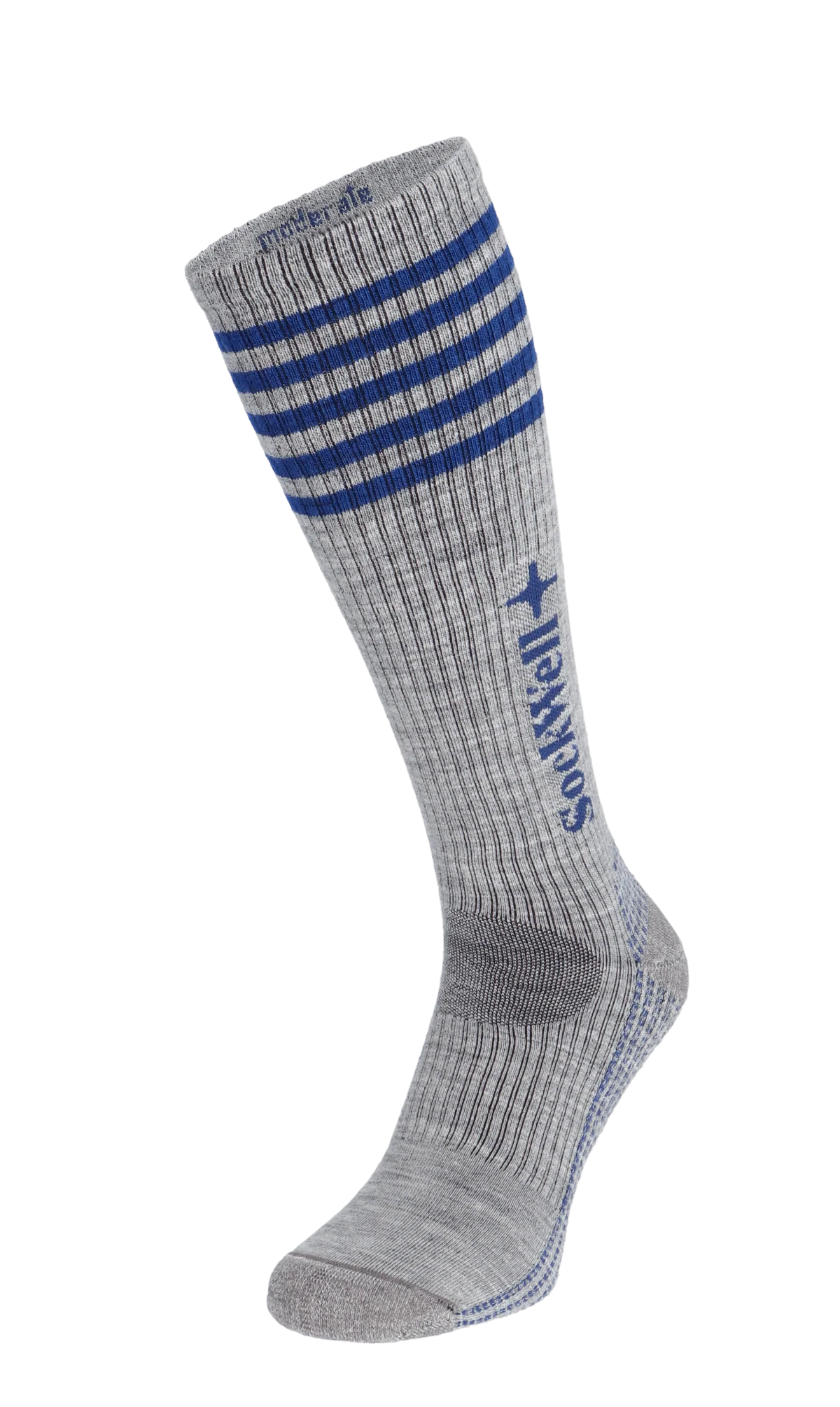 Run Club Heren Sportsokken Klasse 1 Light Grey