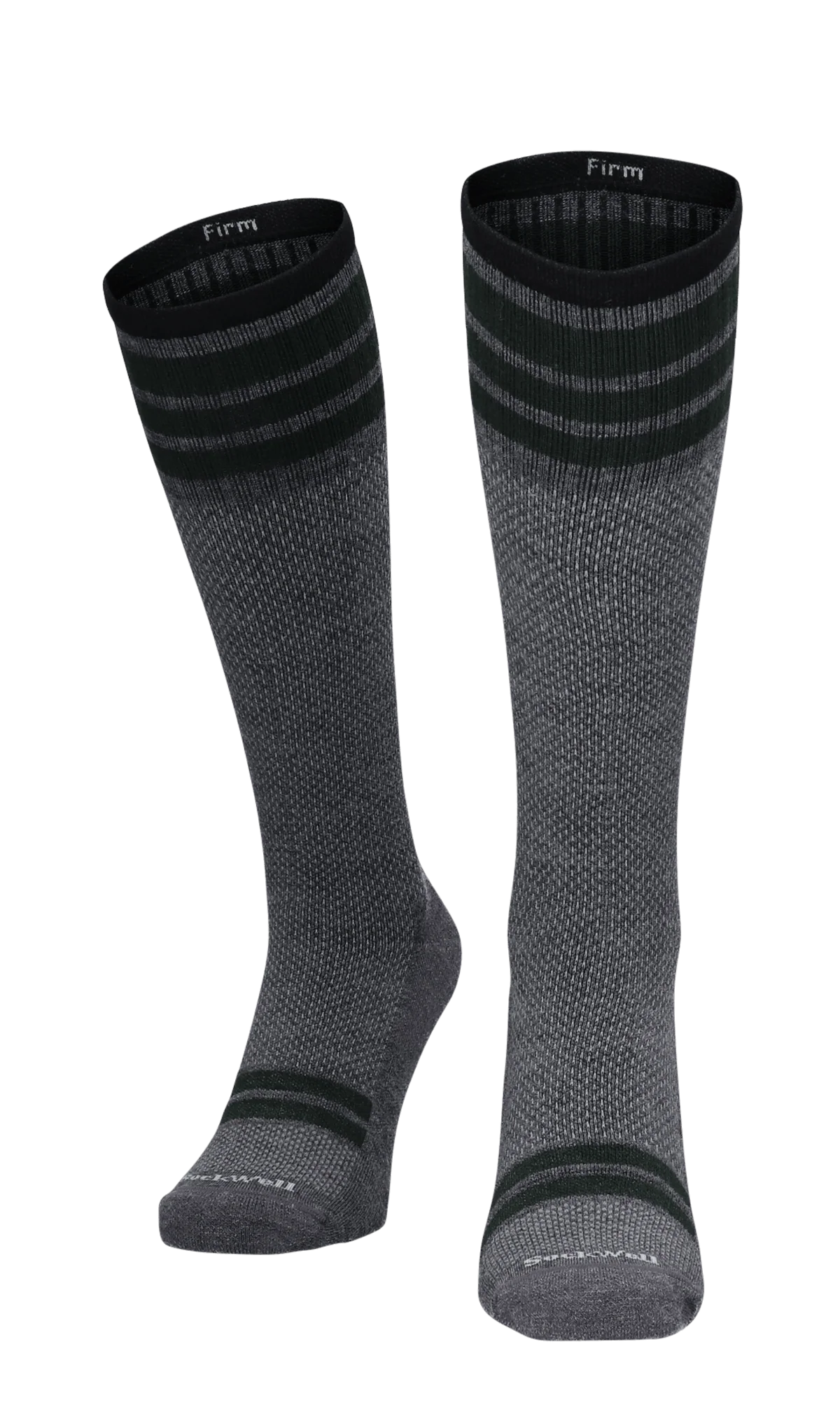 Speedway Heren Compressiekousen Klasse 2 Charcoal - Image 2
