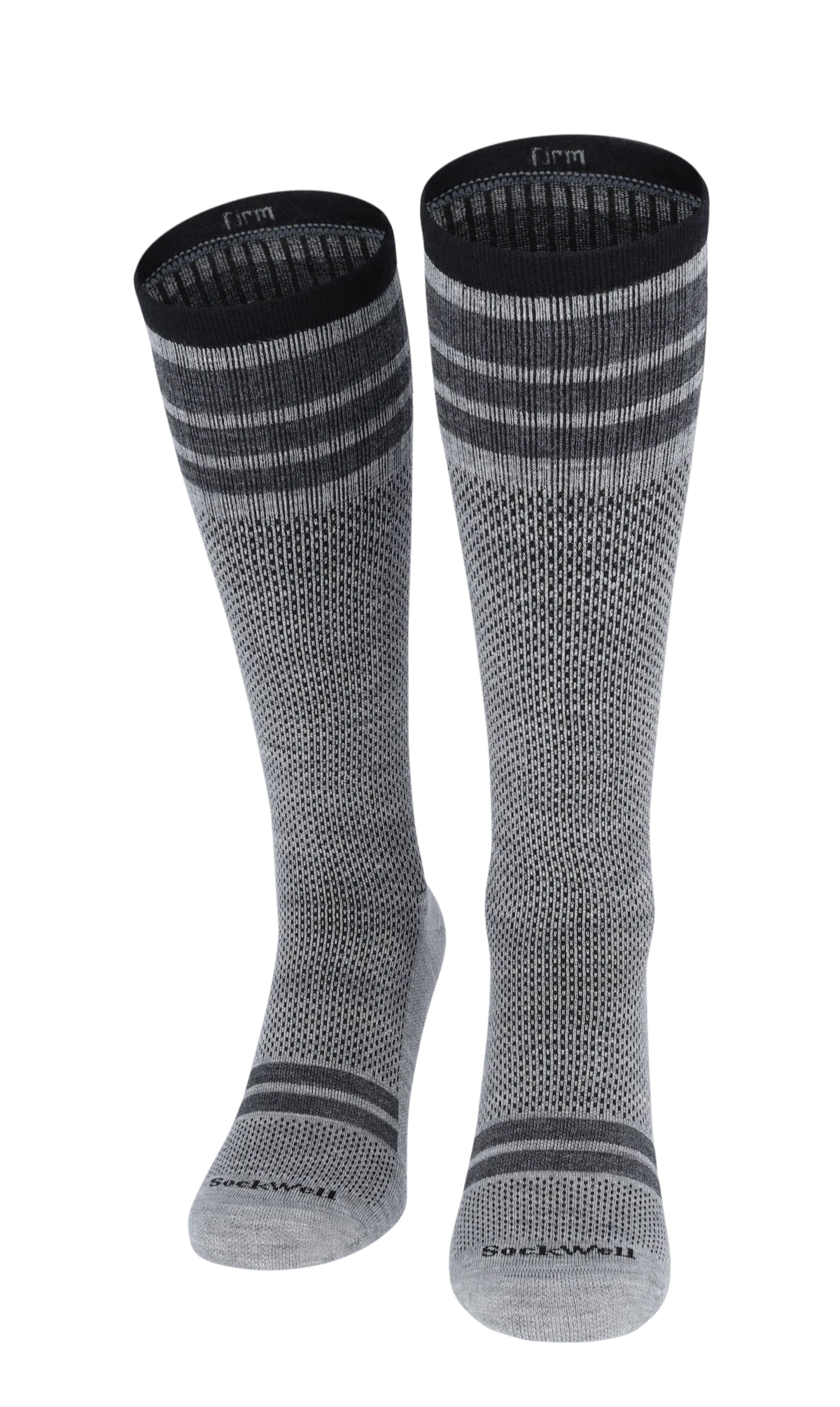 Speedway Heren Compressiekousen Klasse 2 Light Grey - Image 2