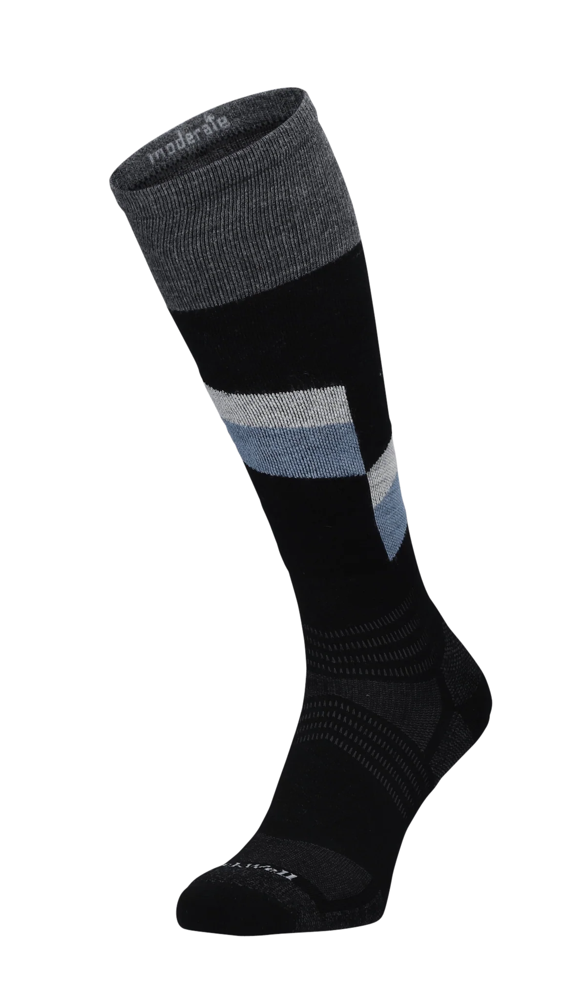 Steep Medium Heren Skisokken Klasse 1 Black