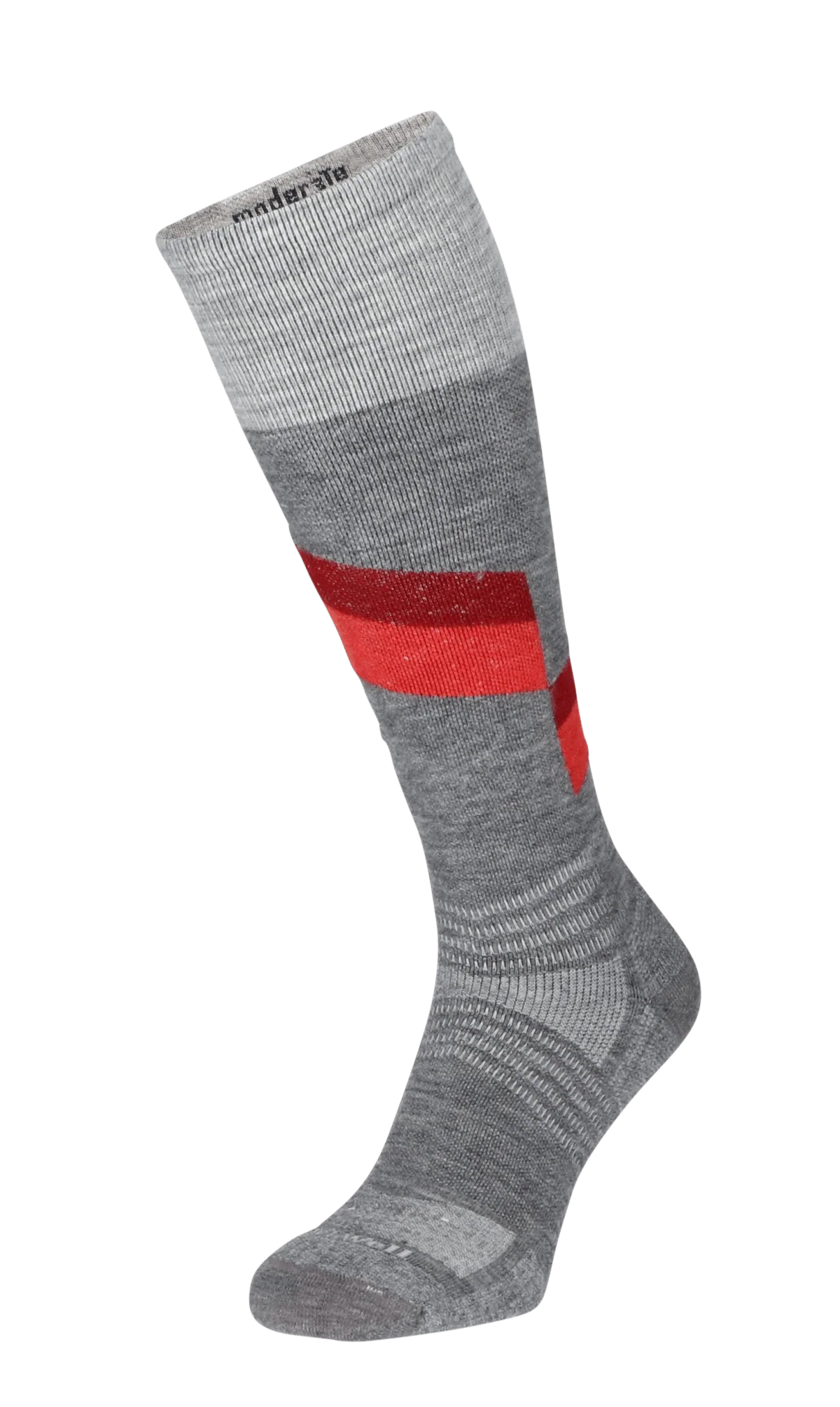 Steep Medium Heren Skisokken Klasse 1 Grey