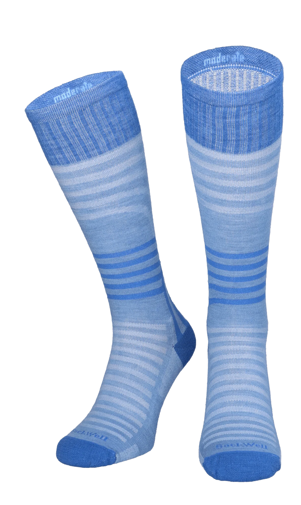 Track & Field Dames Compressiekousen Klasse 1 Cornflower - Image 2